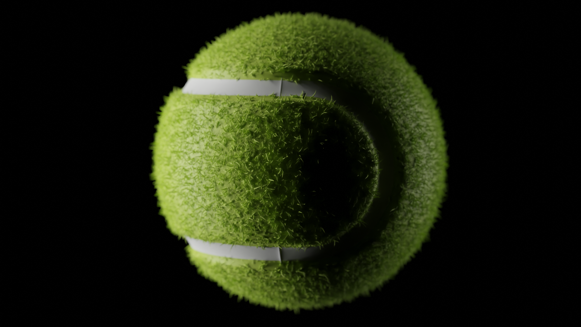 Photorealistic Wet Tennis Ball preview image 1